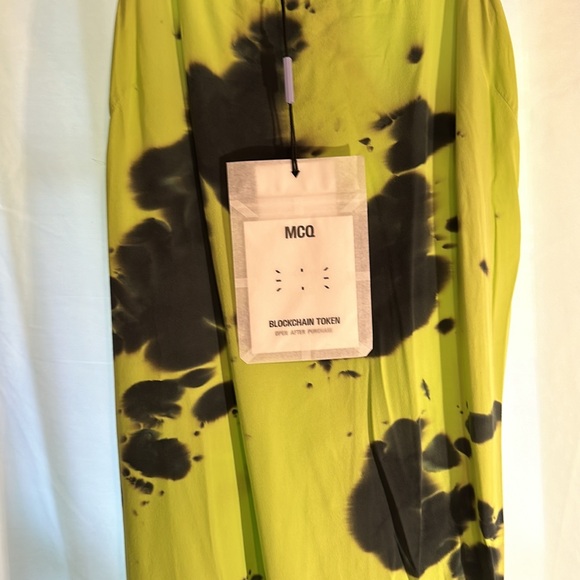 Authentic size M Alexander McQueen sleeveless tie dye tent dress a amazing price - Picture 4 of 8
